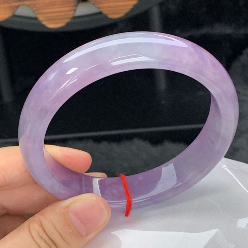 Bracelets - Bracelet en jade naturel violet, de
