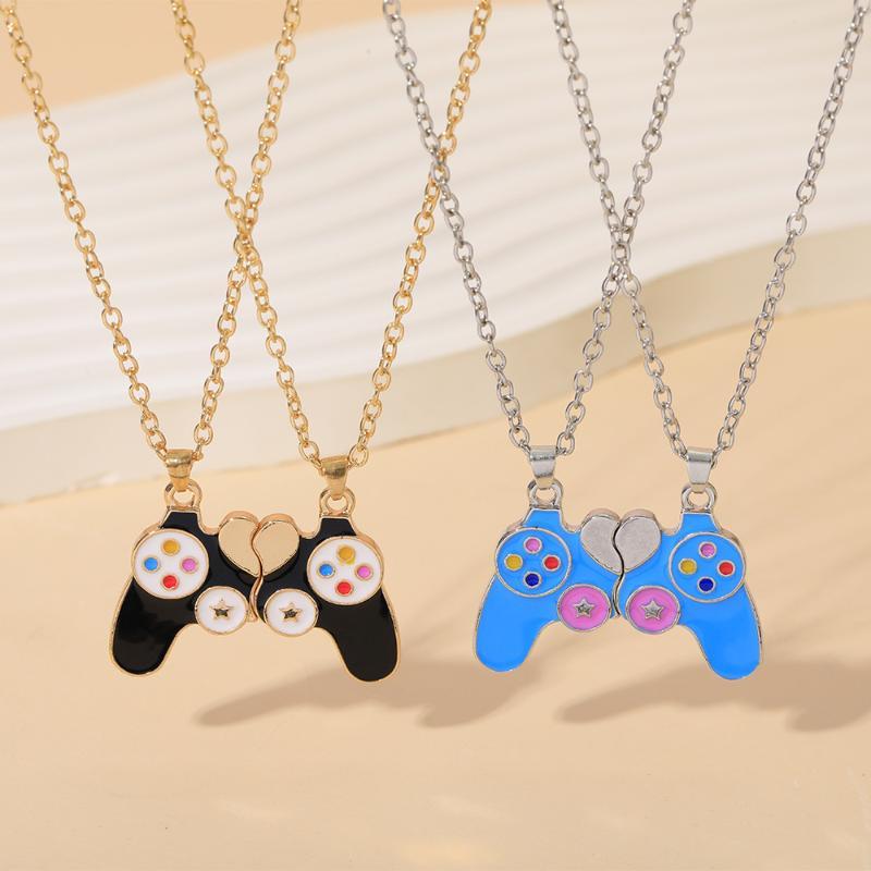 Magnetic Couple Matching Necklaces - Colliers magnétiques pour couples, 2 pièces,