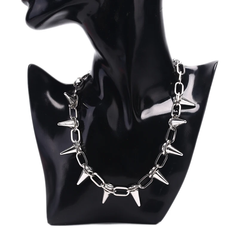 Goth Punk Spike Choker - Collier ras du cou Goth Rock