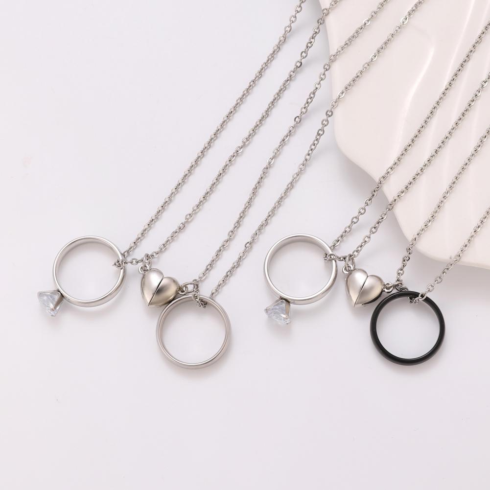 Magnetic Couple Matching Necklaces - Ensemble de colliers magnétiques d'amour avec