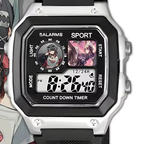 Watch Accessories - Montre électronique numérique multifonctionnelle Zenless Zone