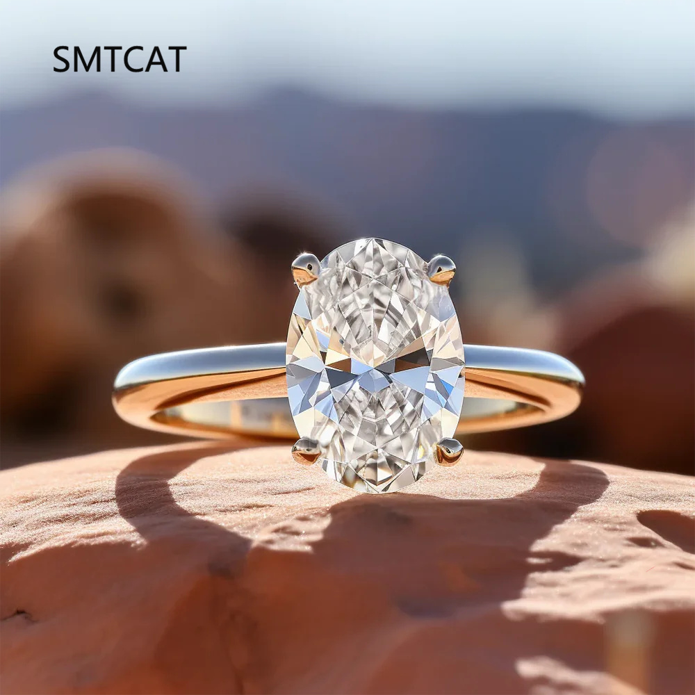 Moissanite Engagement Ring 1 Carat - Bagues de fiançailles en Moissanite pour