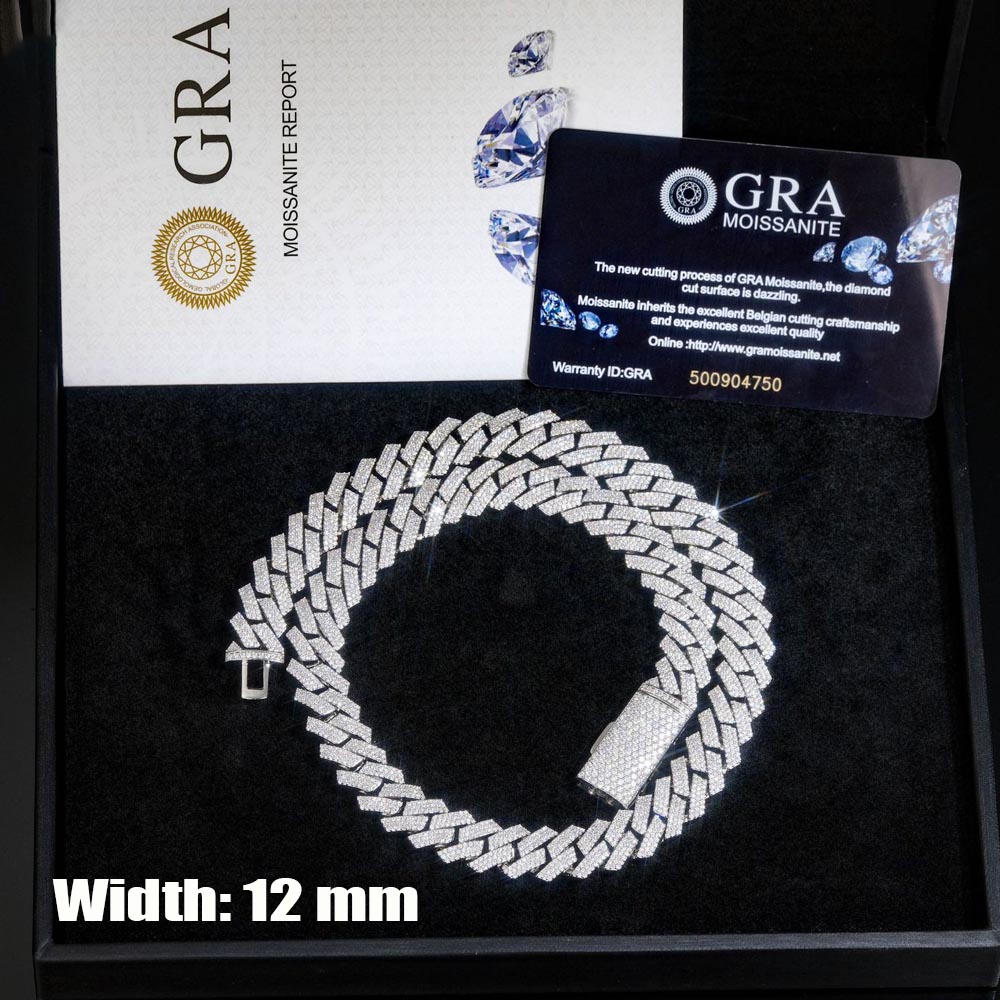 Cuban Link Chain 12Mm - Collier chaîne cubaine 12 mm à