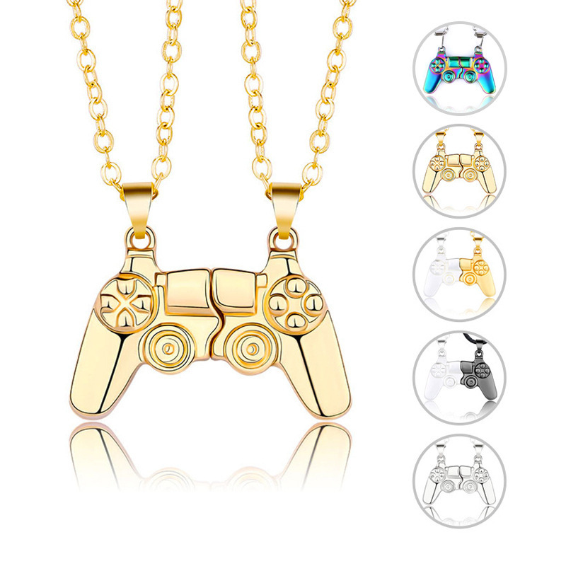 Magnetic Couple Matching Necklaces - Ensemble collier et bracelet magnétique assorti