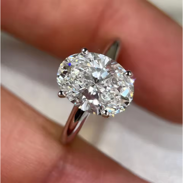 Moissanite Engagement Ring 1 Carat - Bagues de fiançailles en moissanite taille