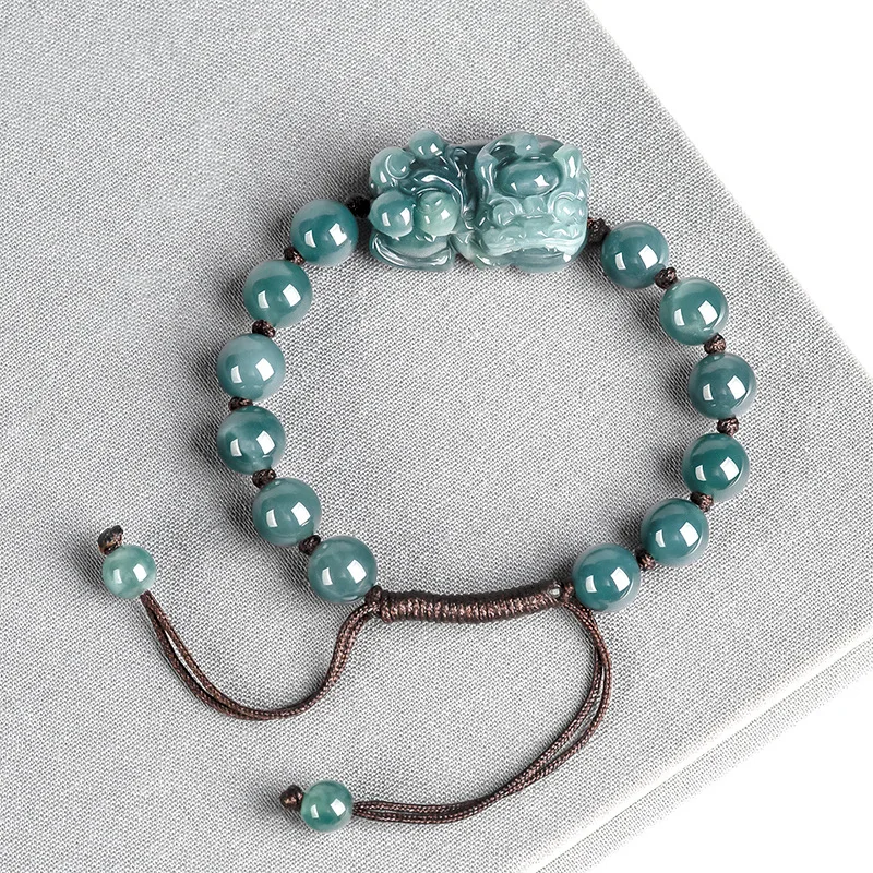 Bracelets - Bracelets Pixiu en jadéite de Birmanie