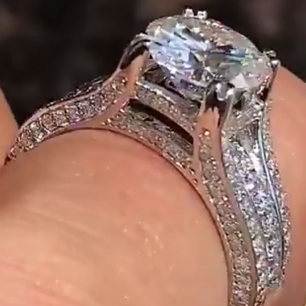 Bague de fiançailles personnal - Moissanite Engagement Ring 1 Carat avis et prix