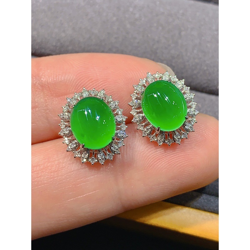 Boucles d'oreilles en jadeite  - Earrings avis et prix