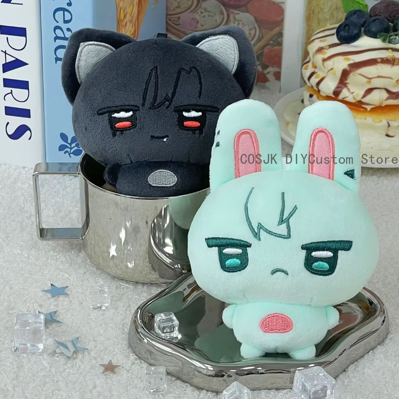 Porte-clés en peluche 10 cm, p - Body Jewelry avis et prix