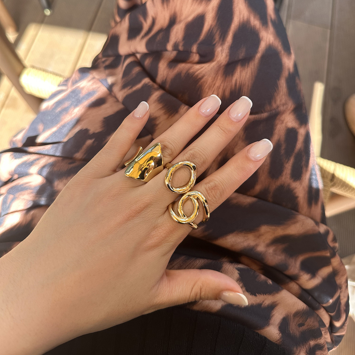 DIEZI-Bagues géométriques évid - Vintage Punk Knuckle Rings Set avis et prix