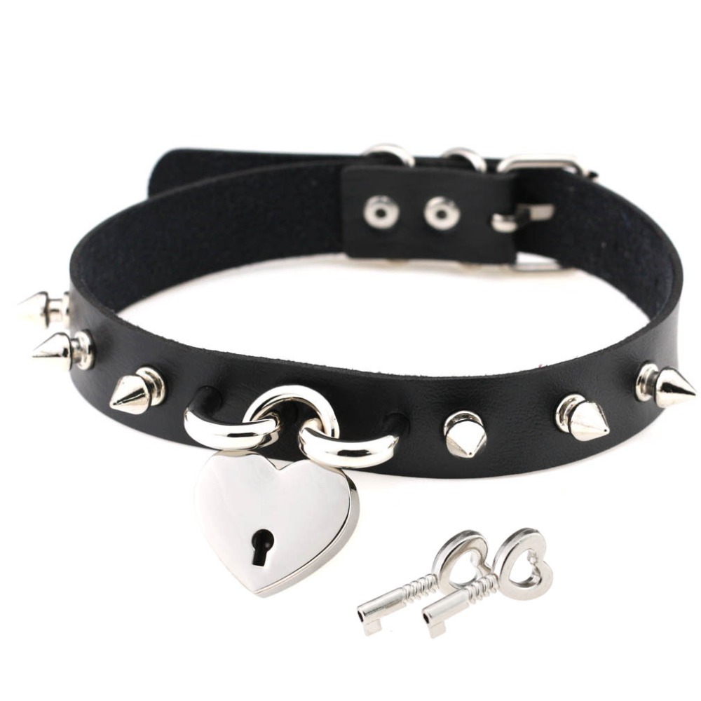 Punk Spike Choker pour femme,  - Goth Punk Spike Choker avis et prix