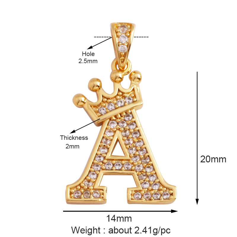 Mode exquis plaqué or 18 carat - Initial Letter Necklace 18K Gold avis et prix