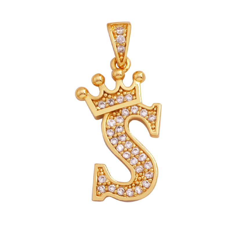 Mode exquis plaqué or 18 carat - Initial Letter Necklace 18K Gold avis et prix