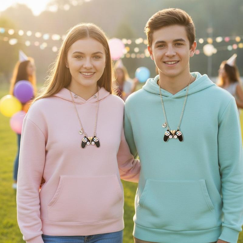 2 pendentifs de collier assort - Magnetic Couple Matching Necklaces avis et prix