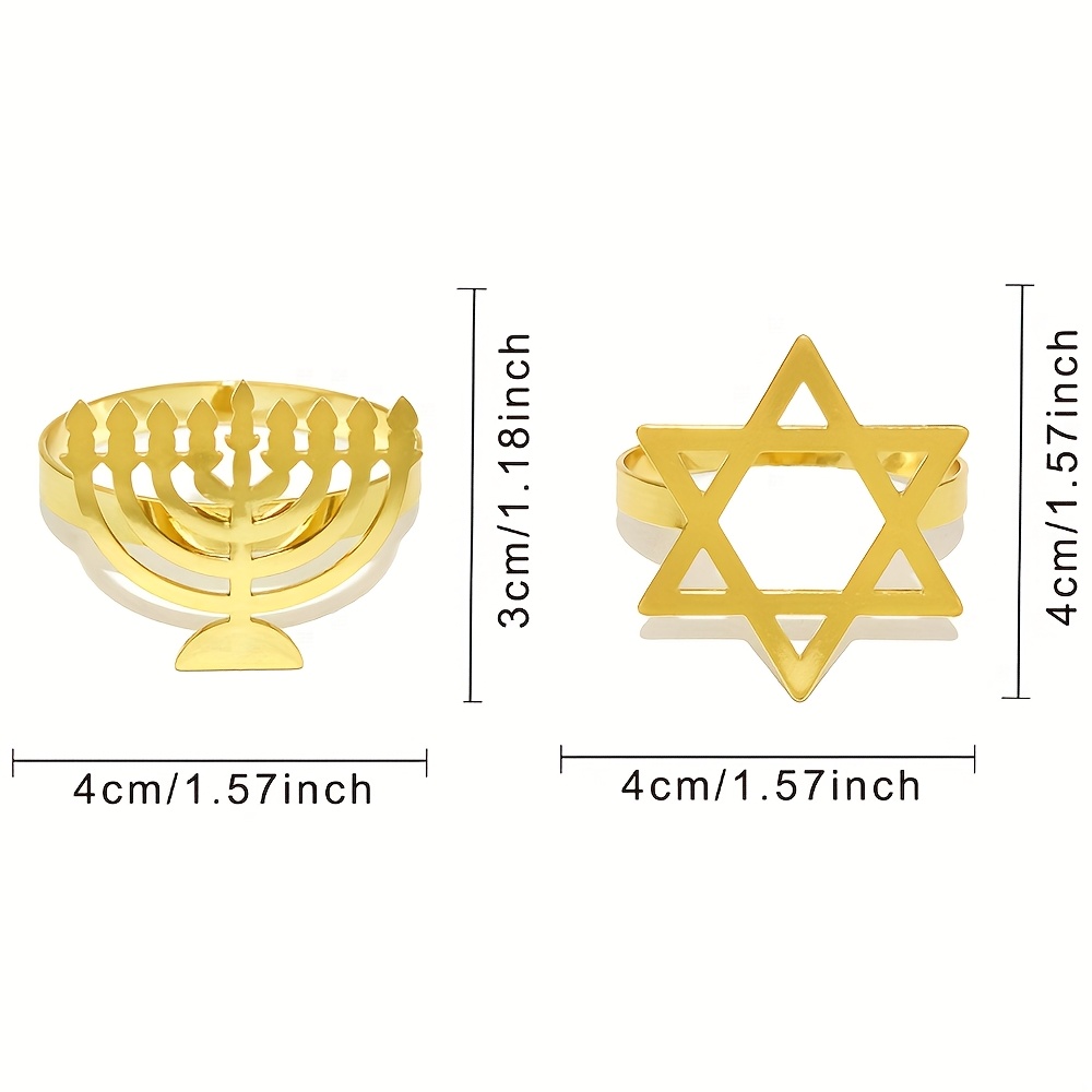 Lot de 6 Anneaux de Serviette  - Rings avis et prix