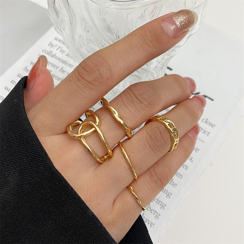 Ensemble de bagues Punk à perl - Vintage Punk Knuckle Rings Set avis et prix