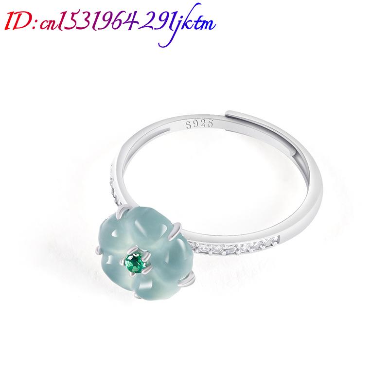 Bagues en jade birman bleu, ar - Rings avis et prix