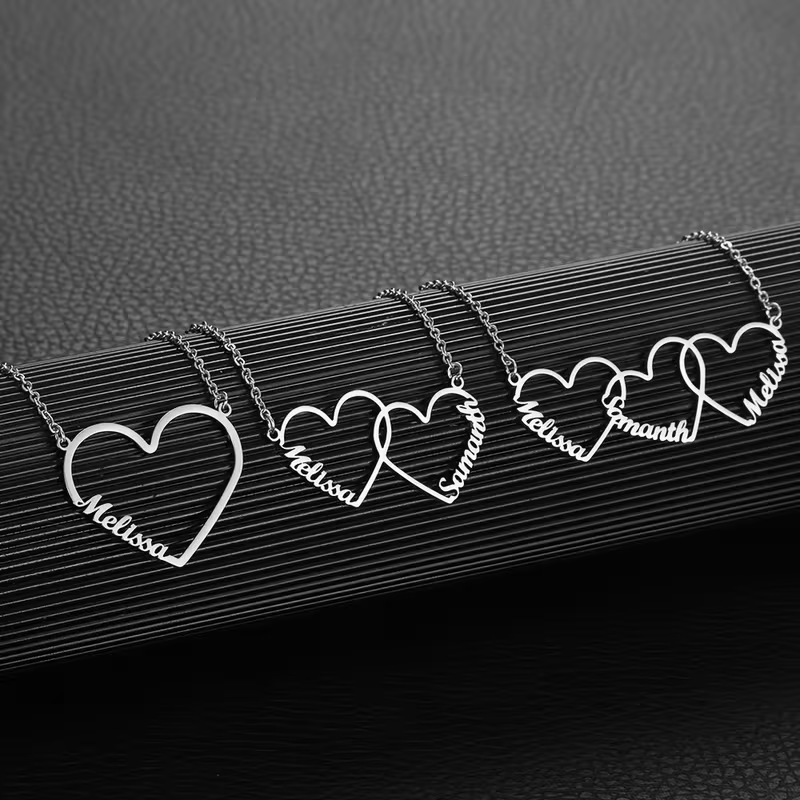 Collier personnalisé avec nom  - Custom Name Necklace Stainless Steel avis et prix