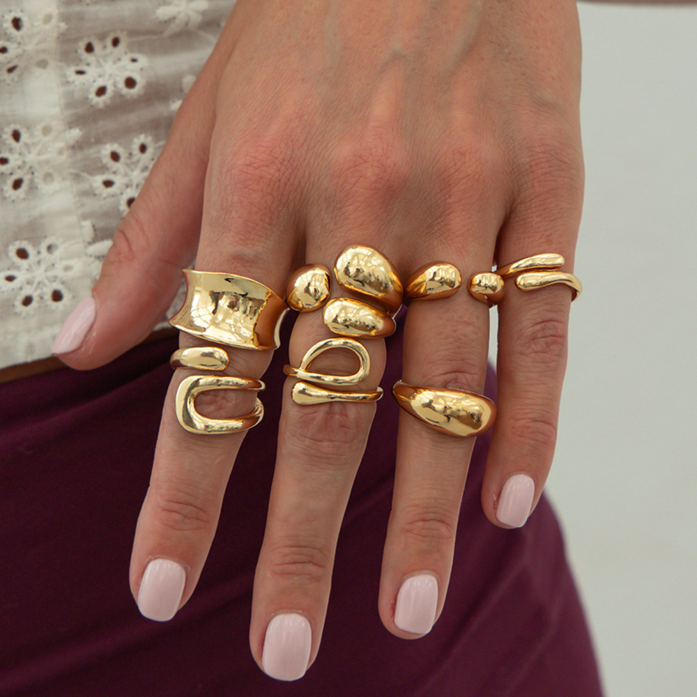 DIEZI un ensemble de bagues gé - Vintage Punk Knuckle Rings Set avis et prix