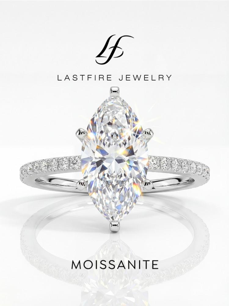 Bague Marquise en Moissanite V - Moissanite Engagement Ring 1 Carat avis et prix