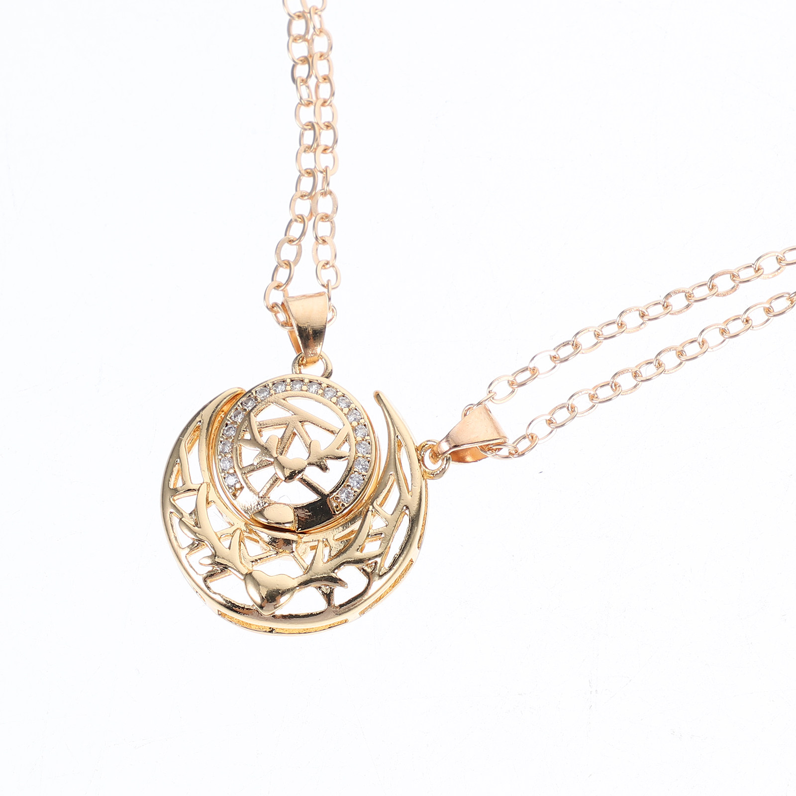 1 paire de colliers soleil et  - Magnetic Couple Matching Necklaces avis et prix