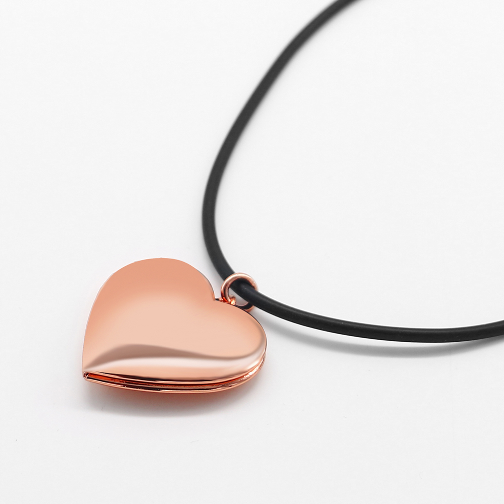 Collier pendentif coeur en arg - Heart Locket Necklace Photo avis et prix