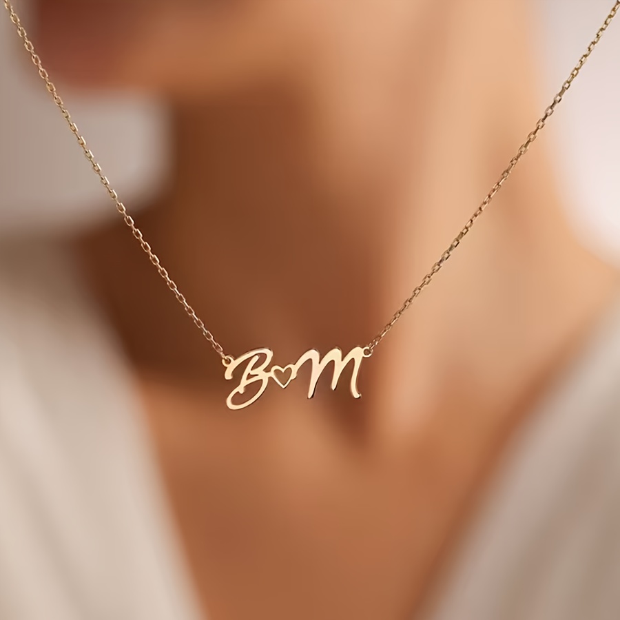 Colliers avec nom personnalisé - Custom Name Necklace Stainless Steel avis et prix