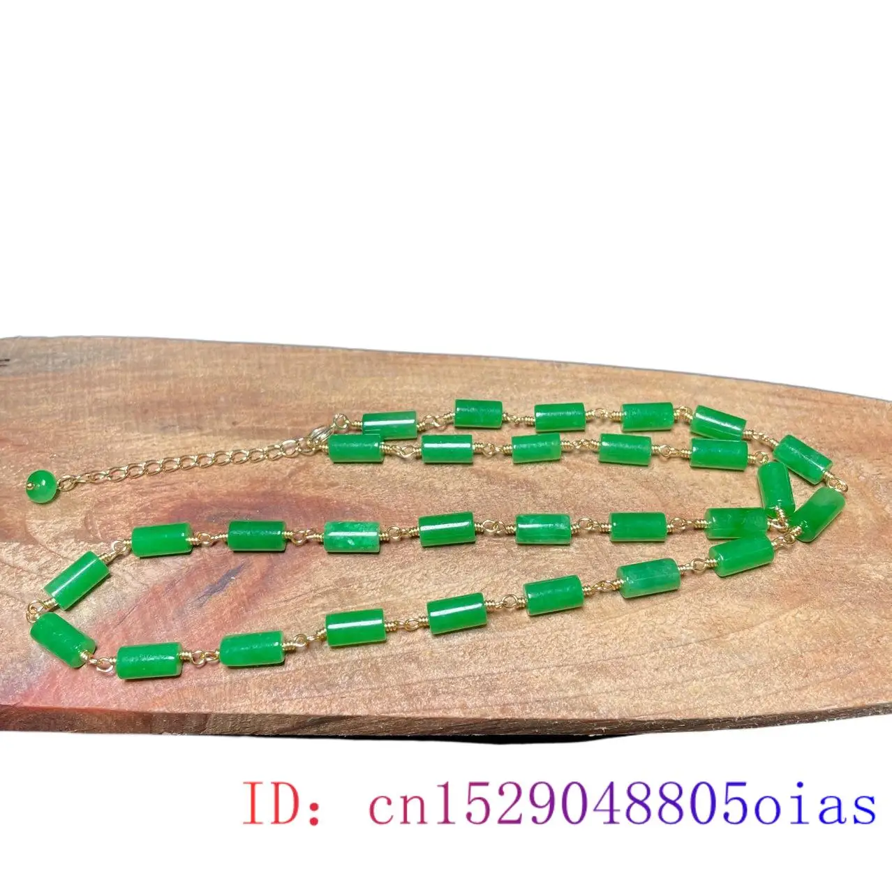 Collier de perles de Jade vert - Necklaces avis et prix
