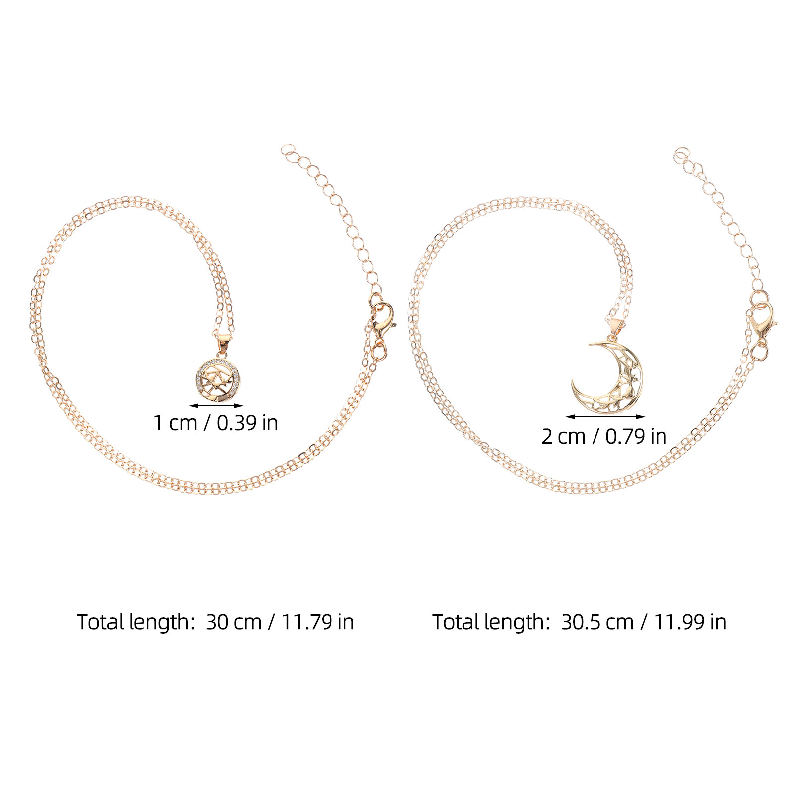 Ensemble de colliers soleil et - Magnetic Couple Matching Necklaces avis et prix