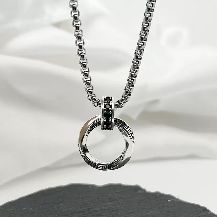 Collier en argent Sterling 925 - 925 Sterling Silver Chain Necklace Men avis et prix