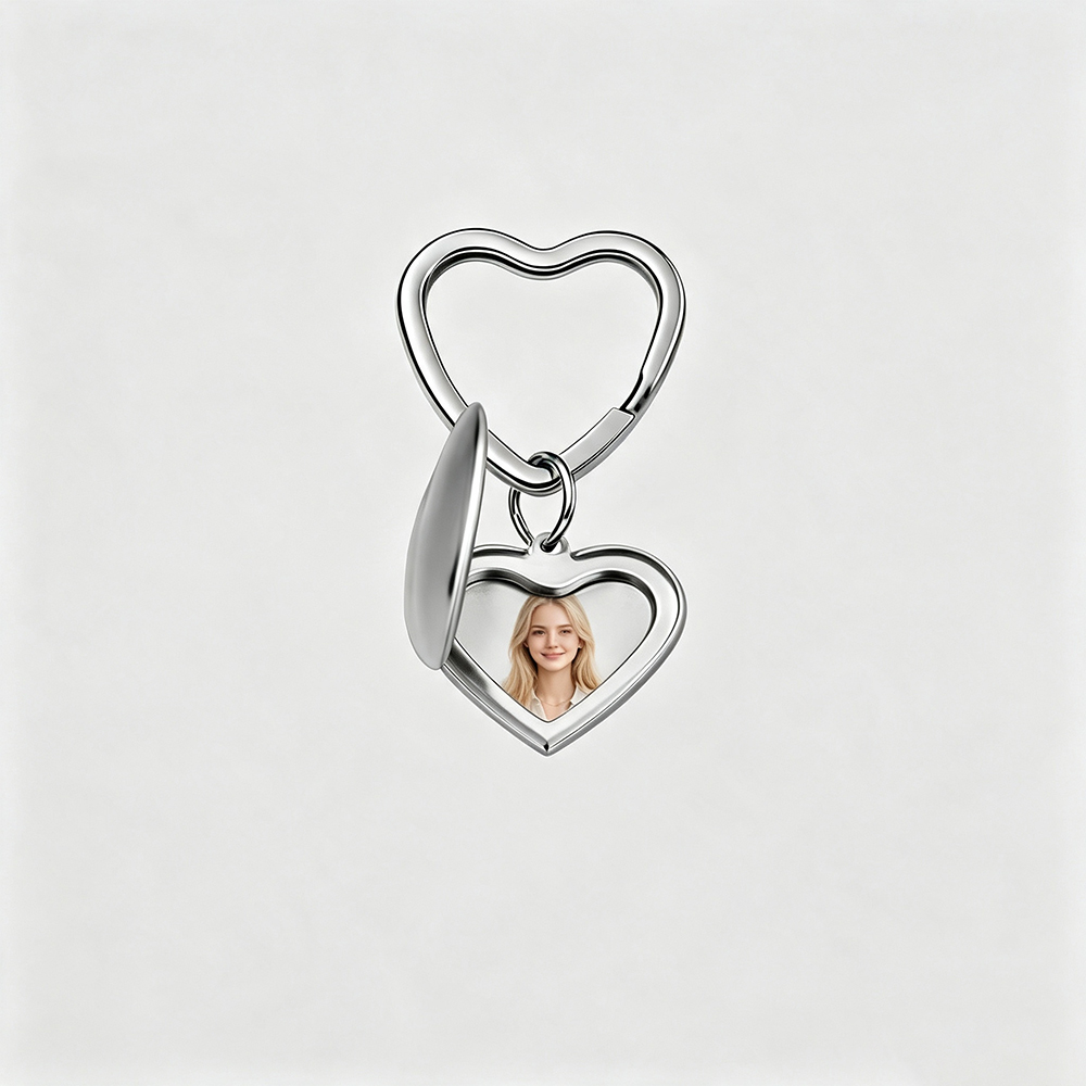 Fnixtar 10 pièces Porte-clés C - Heart Locket Necklace Photo avis et prix