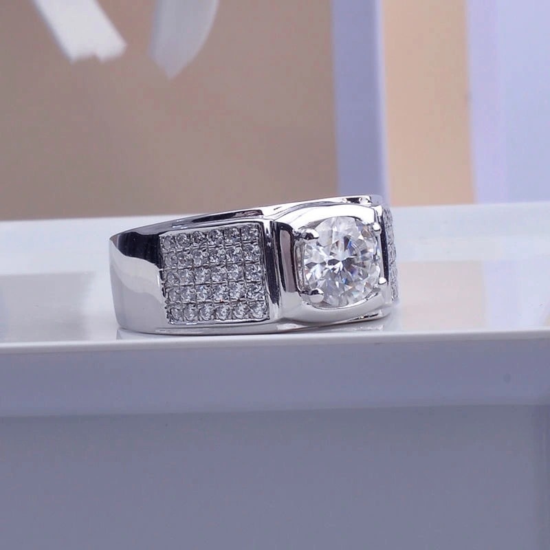 Bague en Moissanite pour homme - Moissanite Engagement Ring 1 Carat avis et prix