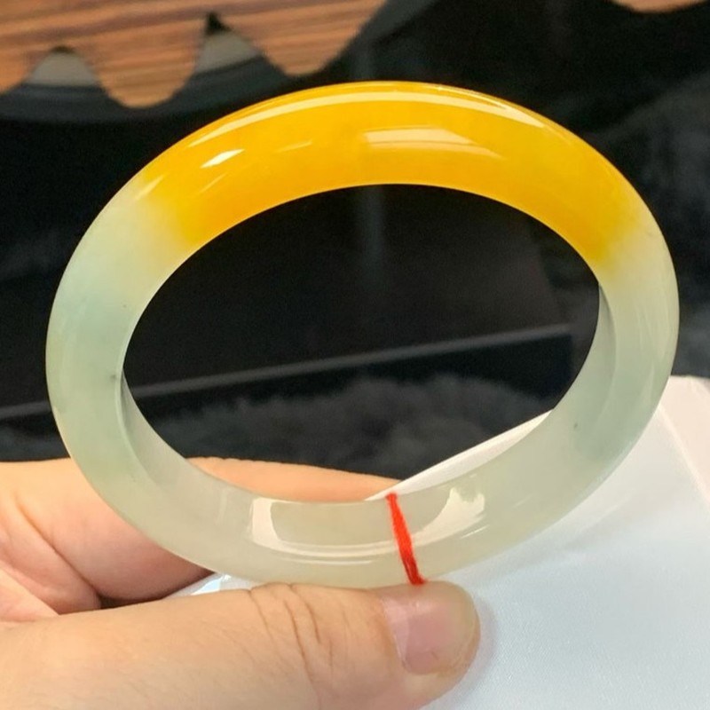 Bracelet en jade jaune, nature - Bracelets avis et prix