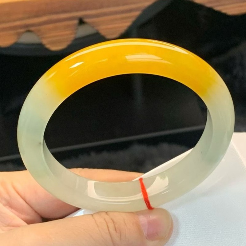 Bracelet en jade jaune, nature - Bracelets avis et prix
