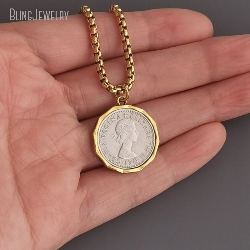 Chaîne de boîte en acier inoxy - Cross Pendant Necklace Gold avis et prix