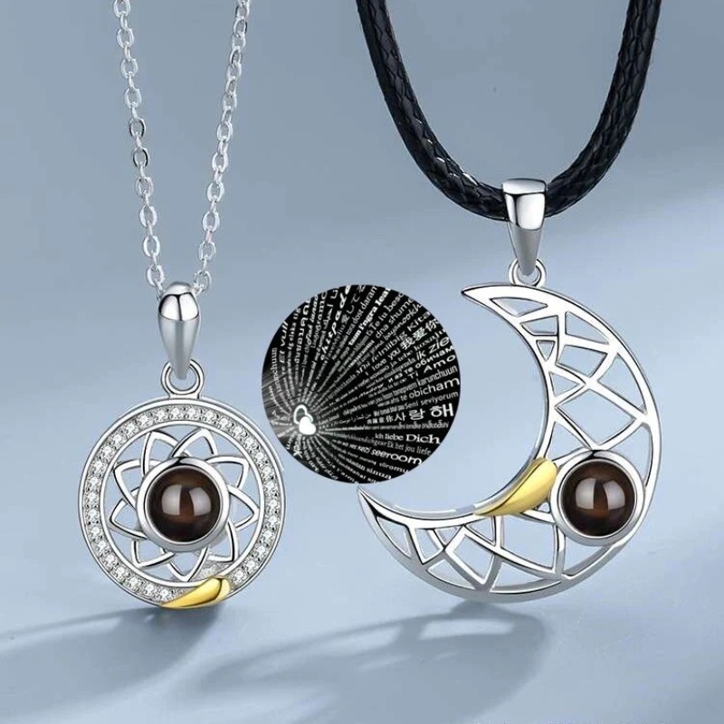 1 paire de colliers magnétique - Magnetic Couple Matching Necklaces avis et prix