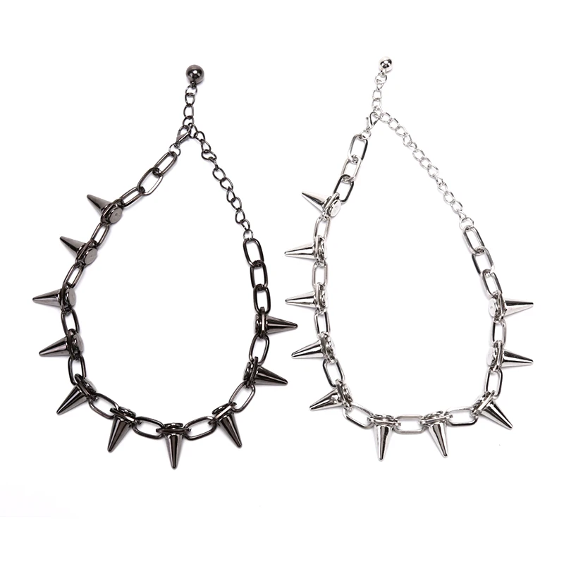 Collier ras du cou Goth Rock B - Goth Punk Spike Choker avis et prix