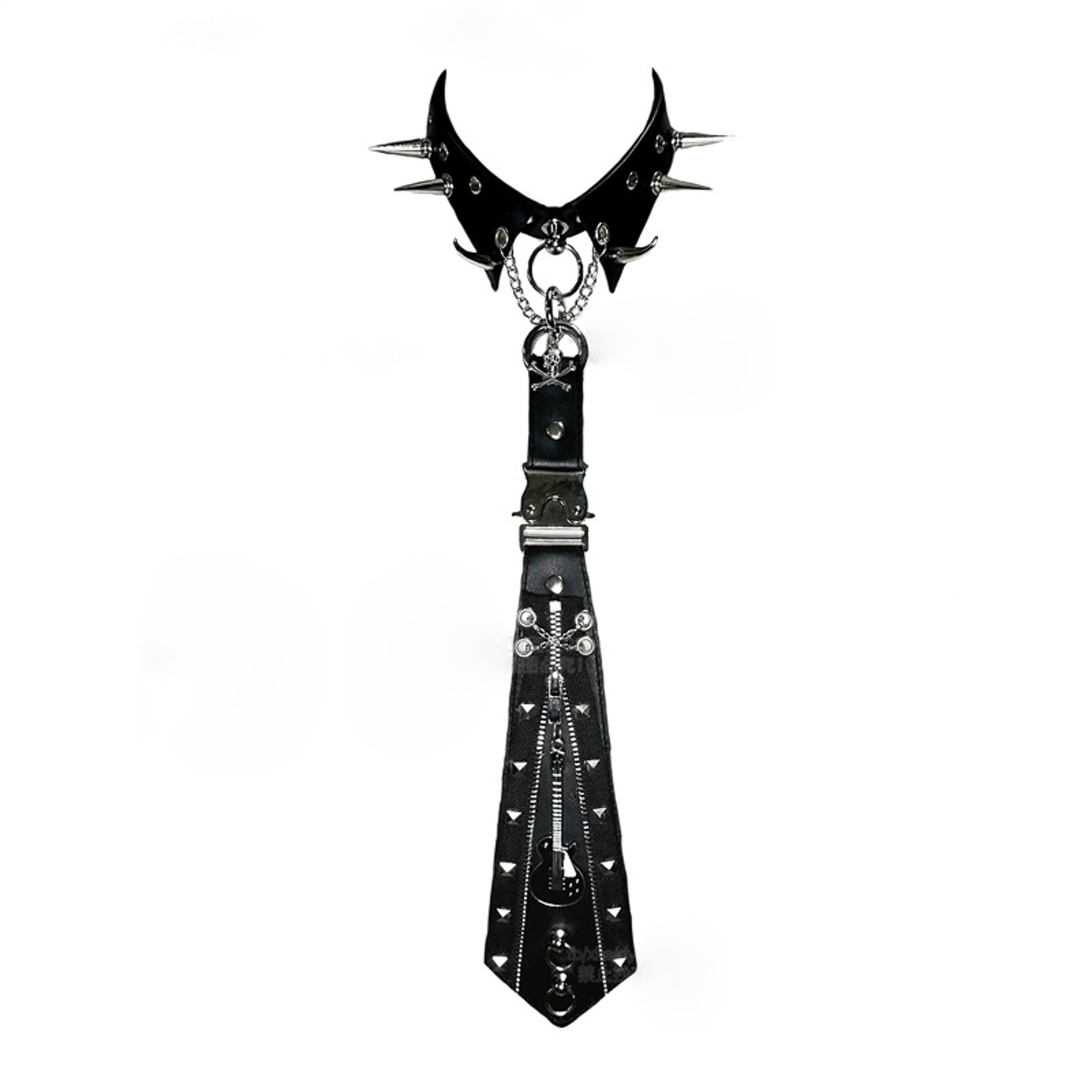 Collier ras de cou gothique pu - Goth Punk Spike Choker avis et prix