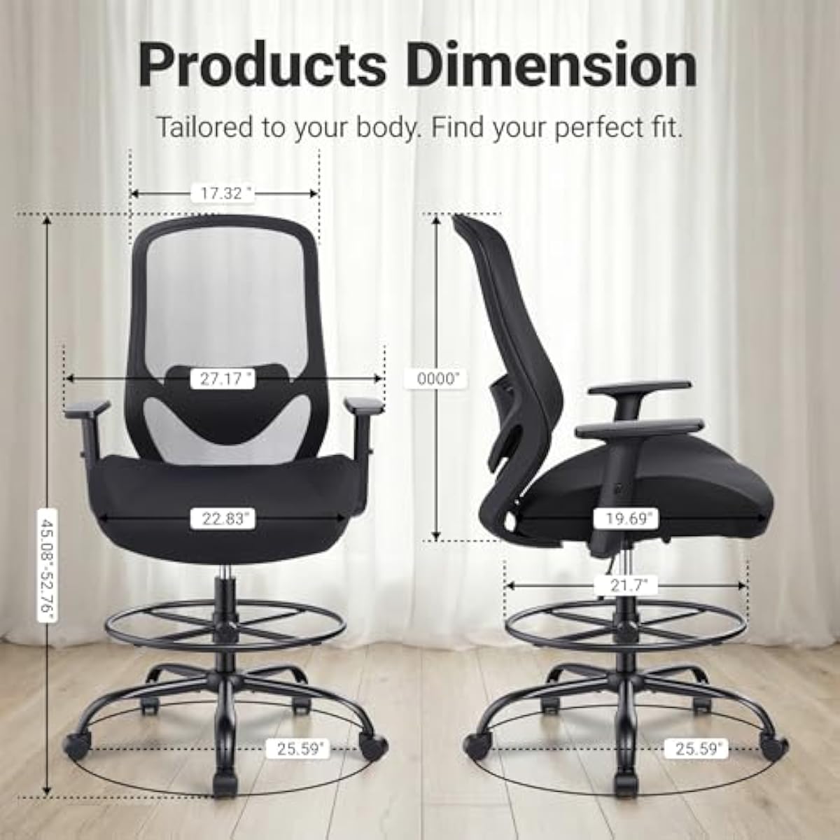 Chaise de bureau ergonomique h - Rings avis et prix