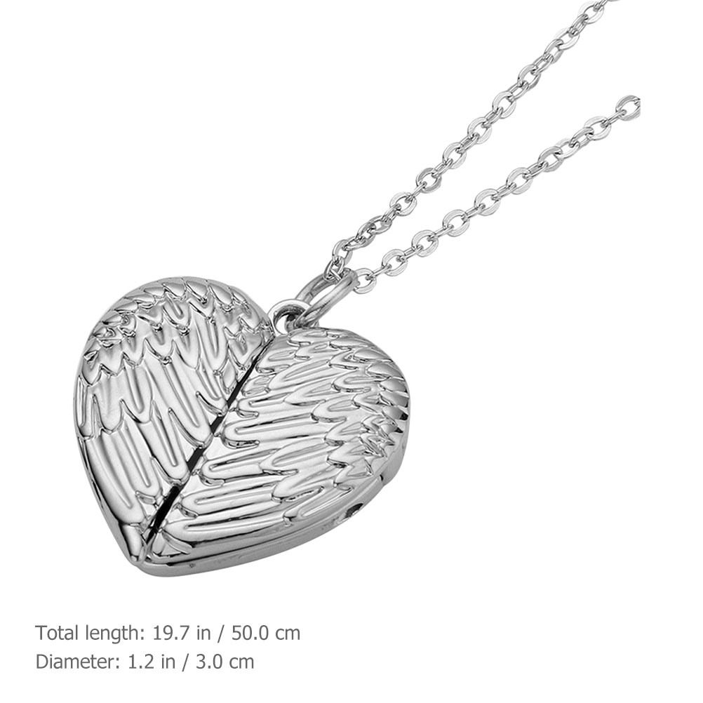 Collier Cœur Médaillon pour Fe - Heart Locket Necklace Photo avis et prix
