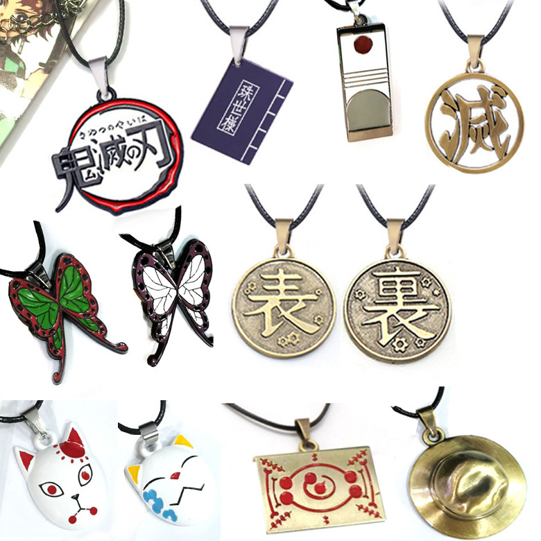 Collier pendentif Demon Slayer - Anime Pendant Necklace avis et prix