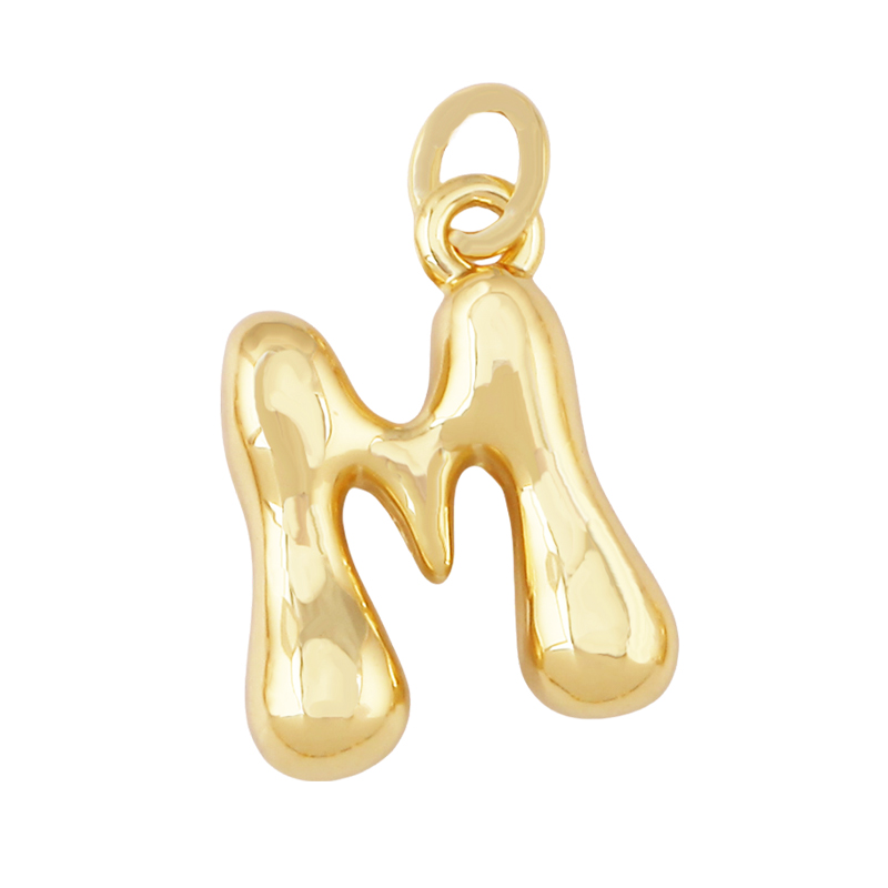 Lot de 3 pendentifs en forme d - Initial Letter Necklace 18K Gold avis et prix