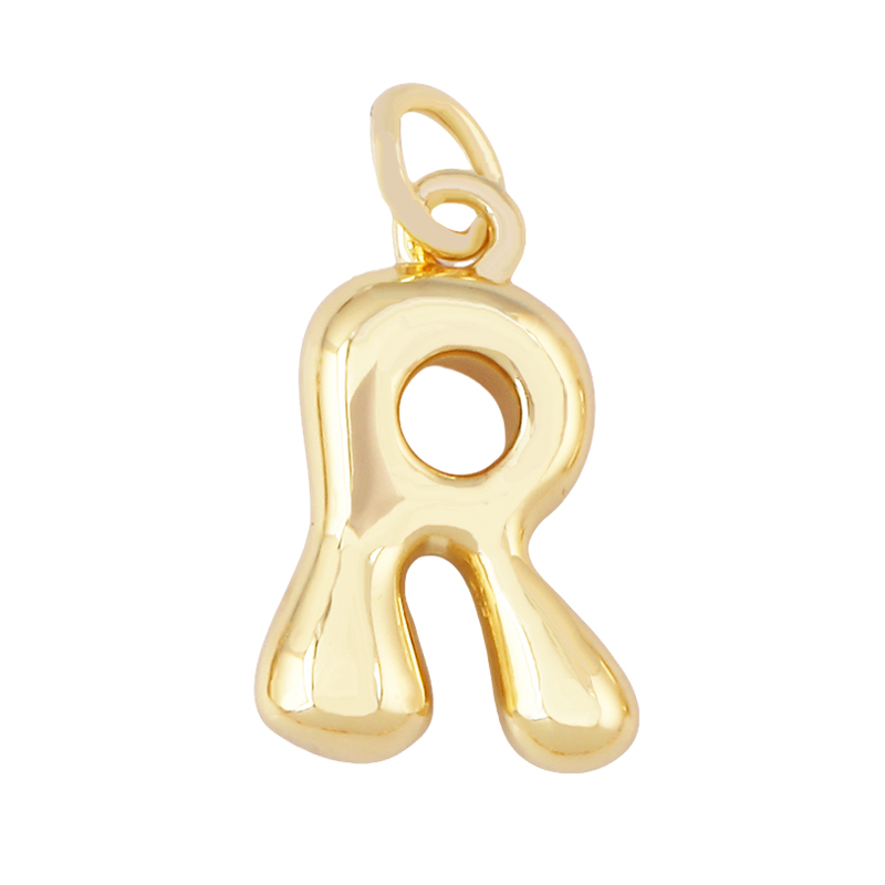 Lot de 3 pendentifs en forme d - Initial Letter Necklace 18K Gold avis et prix