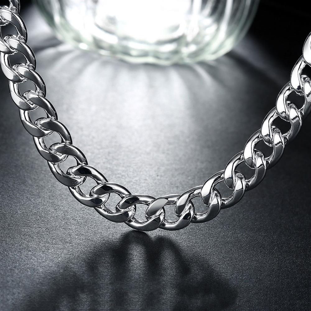 Collier de mariage en argent s - Cuban Link Chain 12Mm avis et prix