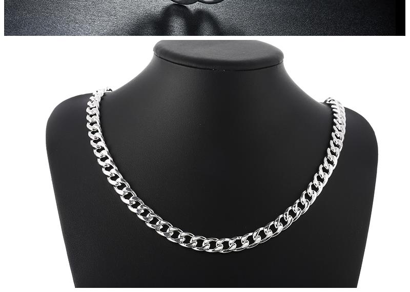Collier de mariage en argent s - Cuban Link Chain 12Mm avis et prix