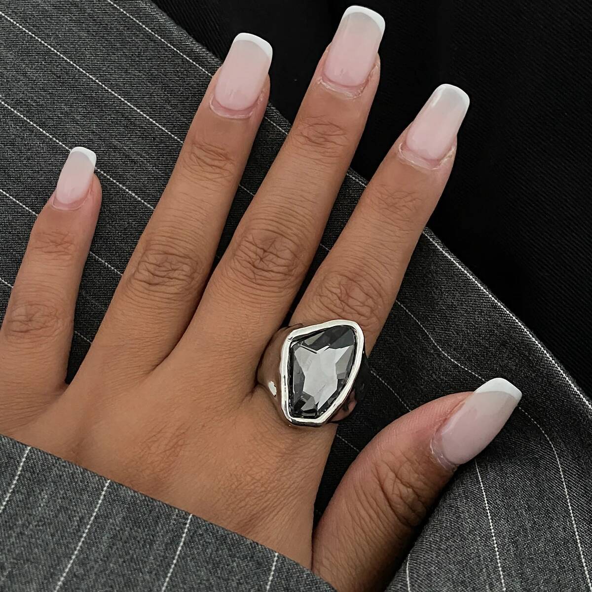 Salircon Vintage noir acryliqu - Vintage Punk Knuckle Rings Set avis et prix