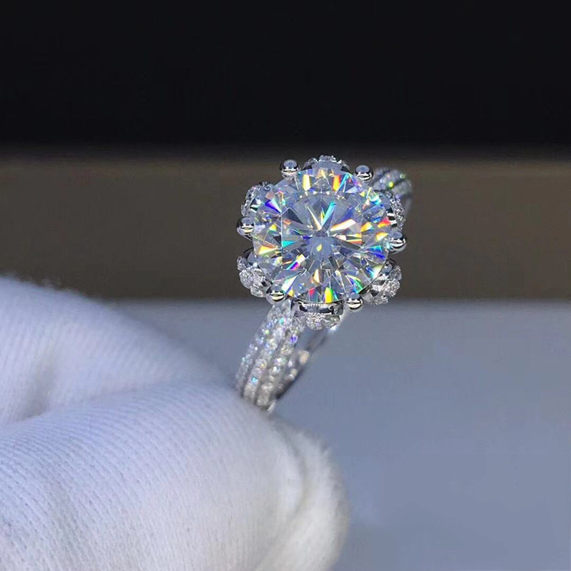 Bague en Morganite, diamant de - Moissanite Engagement Ring 1 Carat avis et prix