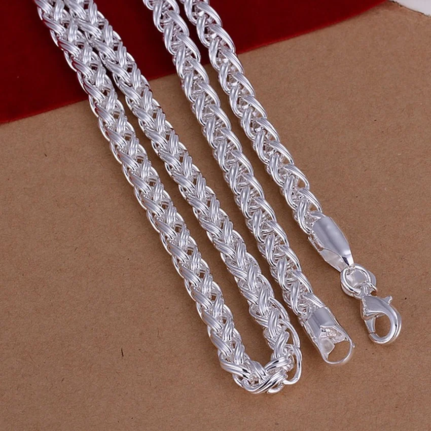 Collier en argent Sterling 925 - 925 Sterling Silver Chain Necklace Men avis et prix