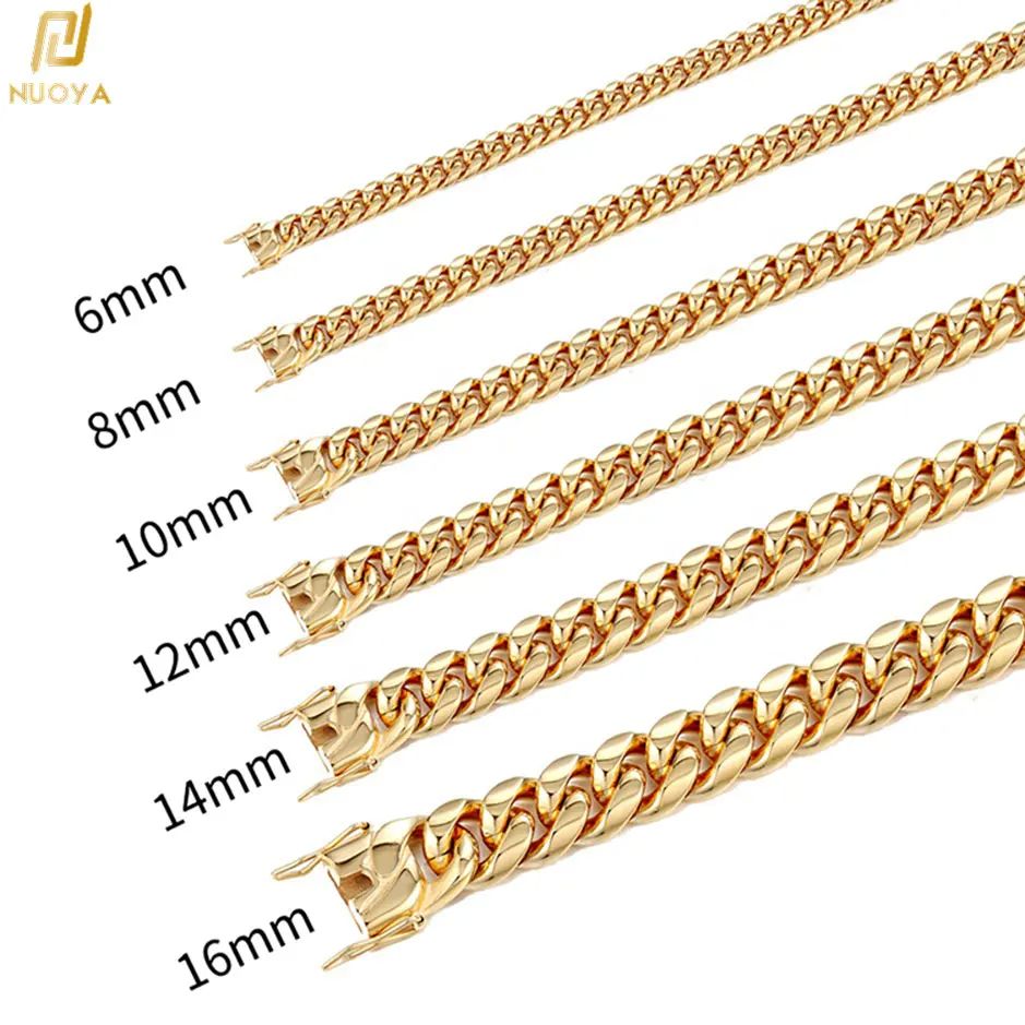 Collier Hip-Hop pour hommes, c - Cuban Link Chain 12Mm avis et prix