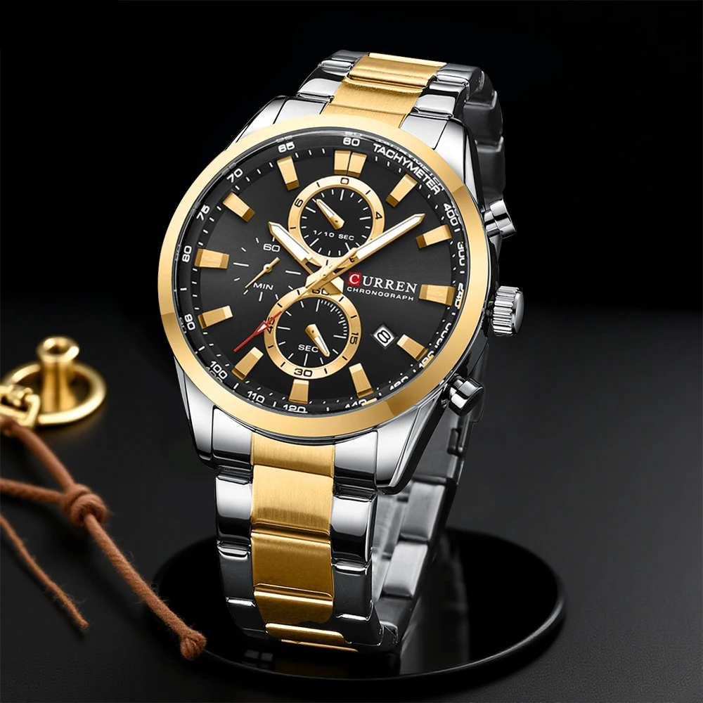 CURREN Casual Quartz Chrono Sp - Watch Accessories avis et prix